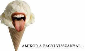 fagyi visszanyal