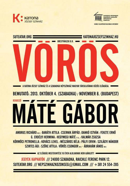 voros plakat