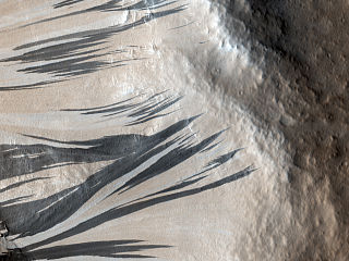 dark slope mars