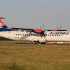Az Air Serbia ATR 72-es repülőgépe a Liszt Ferenc repülőtéren. (Fotó: AIRportal.hu) | © AIRportal.hu