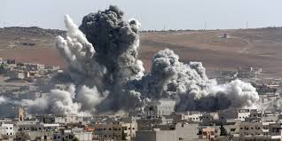 airstrikes