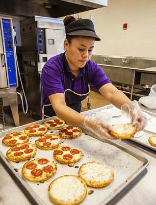 a pizza